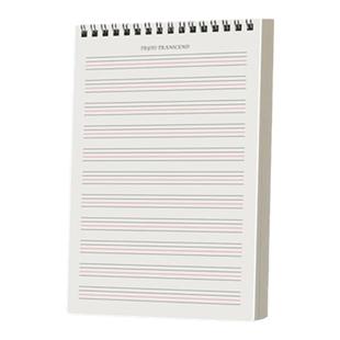 加厚初中高中小学生上翻英语线圈本英语笔记本子四线三格英文簿不硌手竖翻b5三四年级a5小号英文作业本通用