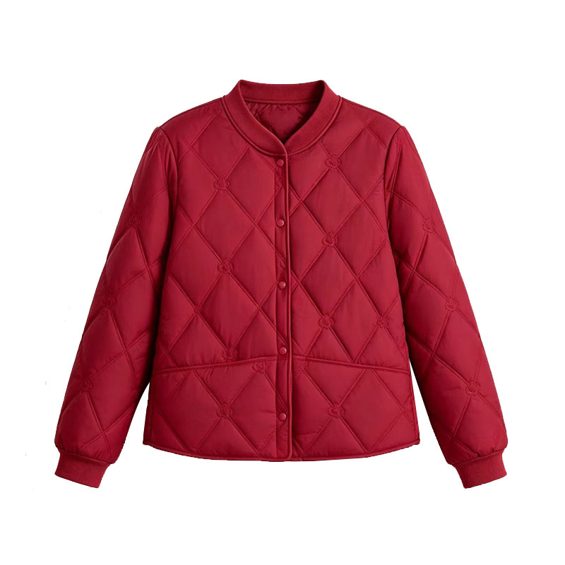 羽绒棉修身加厚棉衣加绒棉服