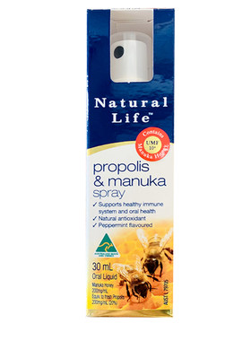 买三瓶减10澳洲进口Natural Life蜂胶喷雾剂口腔喷雾正品保证30ml