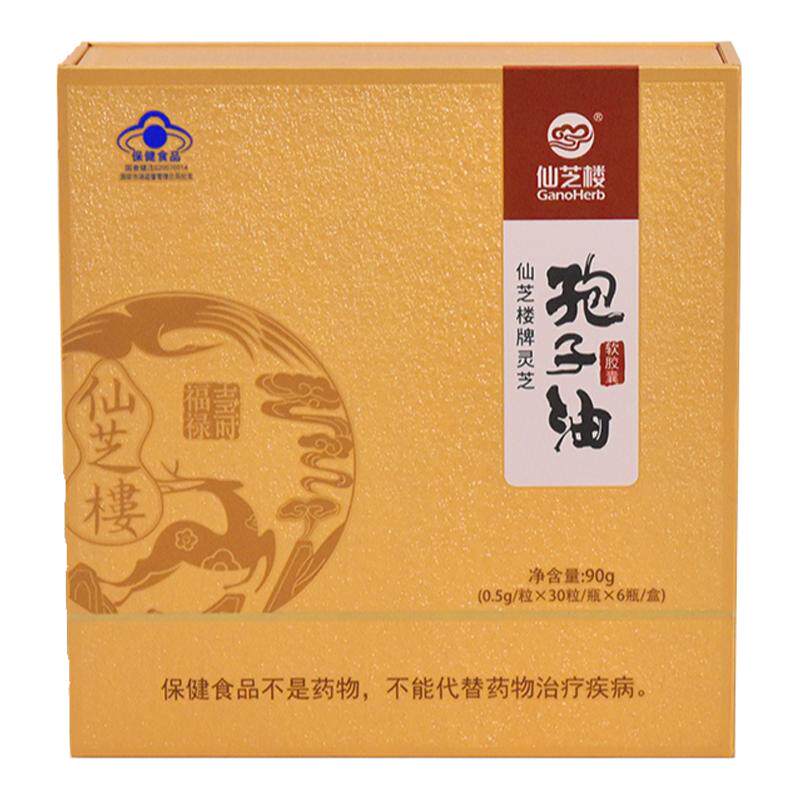 【88VIP补贴1555元】仙芝楼灵芝孢子油软胶囊官方旗舰店大套餐