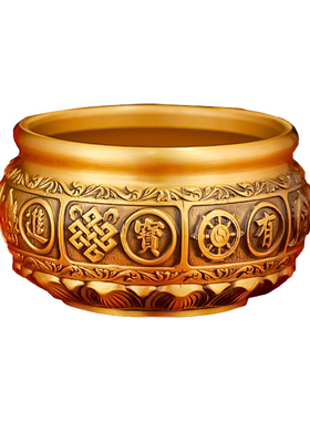 店铺开业乔迁礼品黄铜米缸