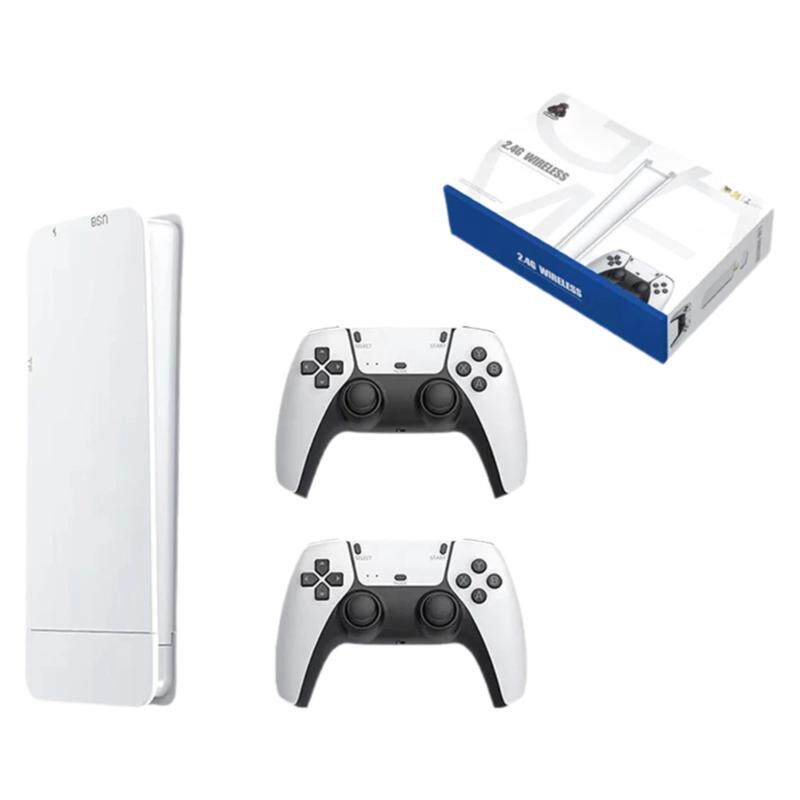 游戏机双手柄电视家用游戏机M15PS1清无线手柄游戏game console