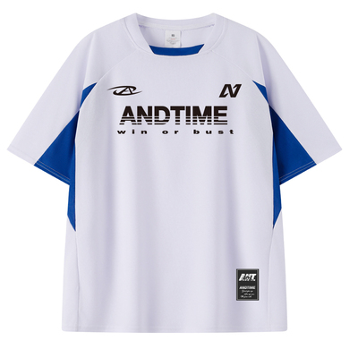 andtime正品赛车短袖t恤