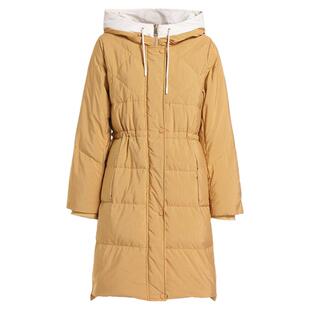 乔万尼冬季2025羽绒服加厚保暖收腰中长款EI4T611