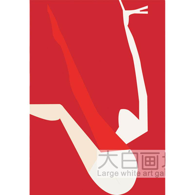 抽象简约女郎 会所装饰贴美容院客厅卫生间挂画个性海报美女创意
