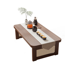 折叠飘窗小桌子炕桌家用榻榻米桌子小茶几床上学习吃饭矮桌飘窗桌