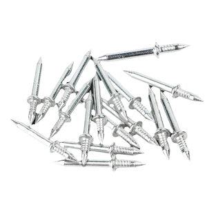 双向无痕钉羊角钉实木踢脚线钉子木工单头双头无头钉反扣两头尖钉