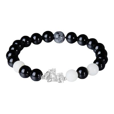 zeroline纯银菩提貔貅招财手链