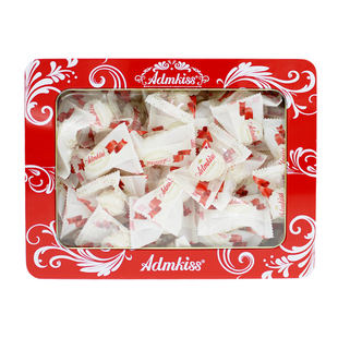 Admkiss松露形巧莎恋代可可脂巧克力椰蓉球400g盒装休闲年货送礼