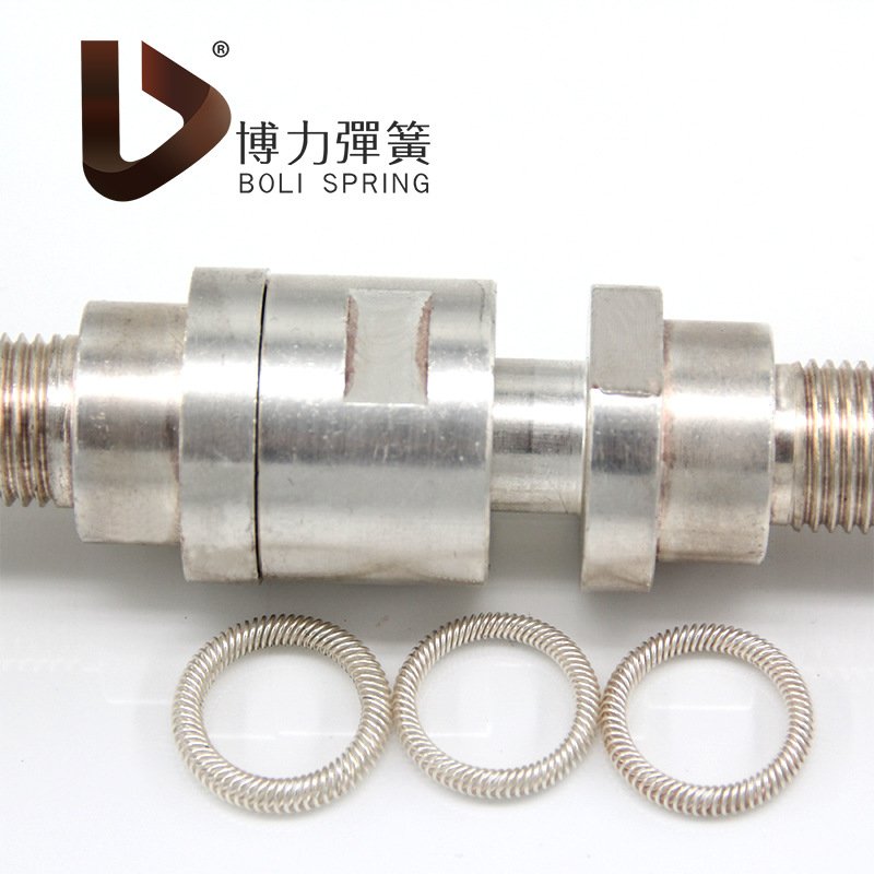 博力斜圈弹簧 触指弹簧机械EMI/RFI屏蔽弹簧导电螺旋触指弹簧圈