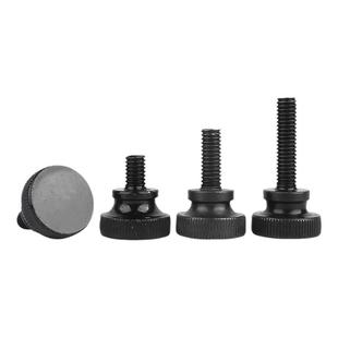 GB834黑色高头滚花手拧螺栓大头弹弓手扭螺丝台阶调节螺钉M3-M10