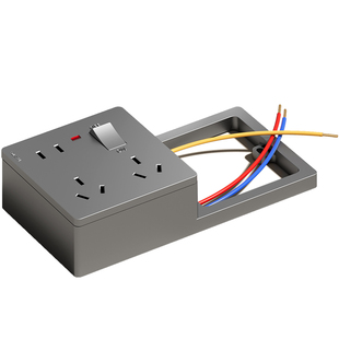 86型扩展式插座带开关延伸多功能拓展转换器多孔位插排插线接线板