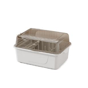 放宝宝奶瓶收纳箱晾干沥水架子带盖防尘婴儿辅食餐具工具收纳盒柜