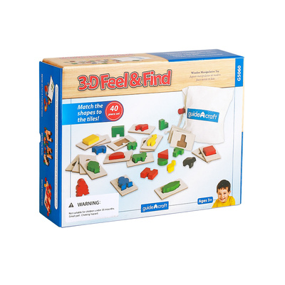 guidecraft触感轮廓配对玩具