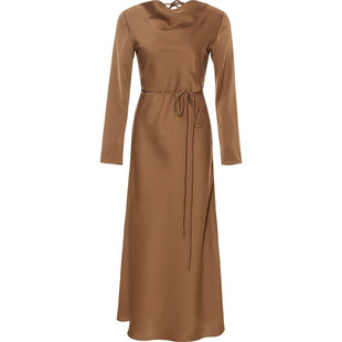 从那以后月下爱丽丝法式白色连衣裙长袖裙子茶歇裙礼服长裙女秋冬