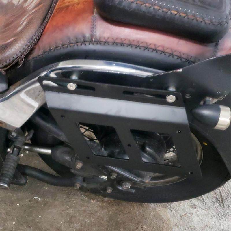 摩托车配件改装侧边箱挂包马鞍马金属铁防磨损边包防护支架通用型