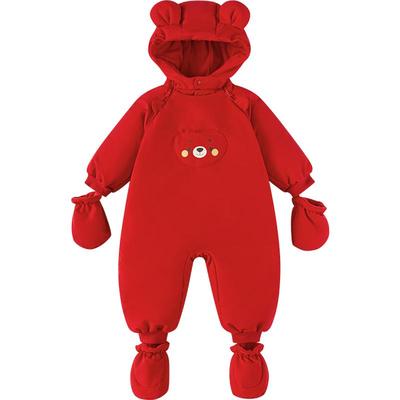巴拉巴拉宝宝羽绒连体衣婴儿衣服