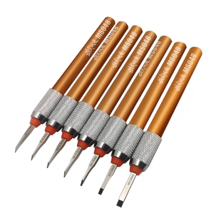 模式玩造 精密金属刻线刀推刀MS048 高达军事模型GK细节线条改造