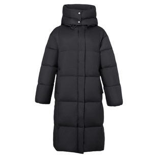 AIMISS爱美斯羽绒服冬季女款90鸭绒2026新款白色连帽长款羽绒服