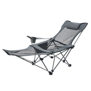南落折叠躺椅便携式午休躺椅钓鱼椅坐躺两用椅户外懒人凳子靠背椅