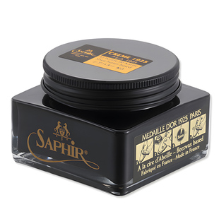 SAPHIR莎菲雅 黑金彩色护理霜皮革皮具补色上色保养法国进口鞋油