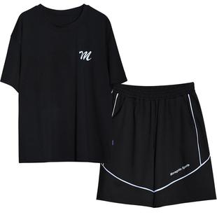 胖男童短袖套装夏季薄款中大童儿童运动速干衣青少年胖男孩篮球服