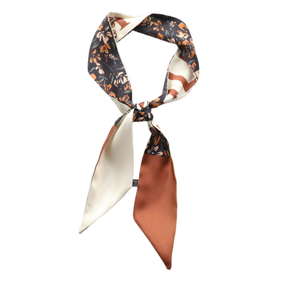 chic拍照搭配丝巾绑包包飘带