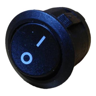 翘板开关台湾进口宏聚船型开关MR-5-110-C5N-BB2脚黑色/红色