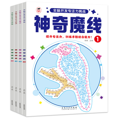 魔法线条儿童专注力挑战连线画