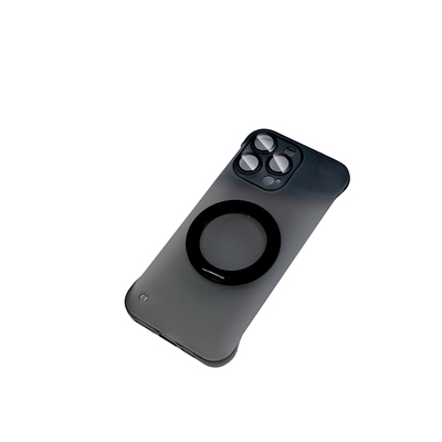 360旋转支架丨磨砂无边框手机壳