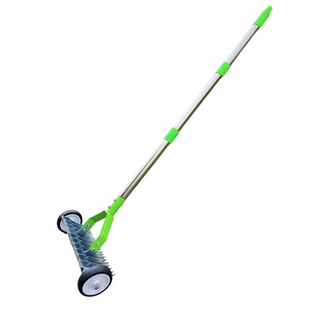 草坪落叶枯草耙不锈钢翻土松土器拔草器园林园艺工具落叶清扫神器