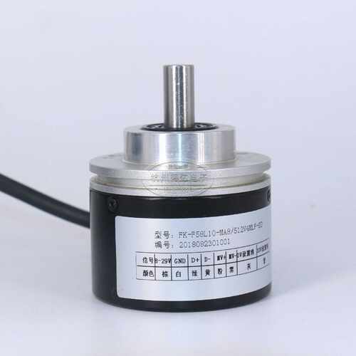 议价单圈绝值对编码器模拟量0-10V实心轴FK-F58L10-MA8/512V4MLP-