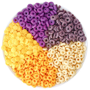 粗粮谷物圈大包装低脂无糖精玉米燕麦脆早餐代餐牛奶冲泡饱腹零食