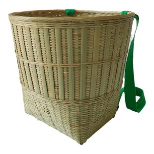 背篓竹编双肩小背篓竹编手工编织手工背篓背篼竹编茶叶水果道具