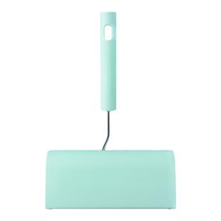 净得丽家居粘尘纸可撕式16cm手柄粘毛器衣服粘毛滚筒除尘滚筒斜撕