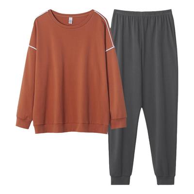 男士睡衣春秋款长袖纯棉家居服