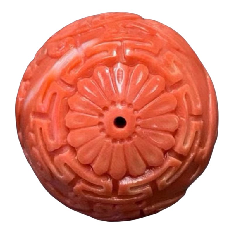 ENIMOL台湾MOMO珊瑚龙福珠圆珠