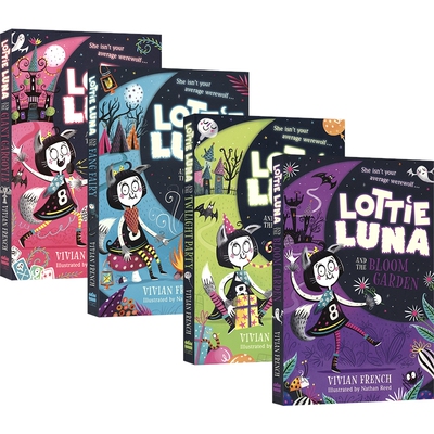 Lottie Luna Bloom Garden Twilight Party Fang Fairy Giant Gargoyle 洛蒂卢娜套装4册 儿童英语初级章节小说 英文原版进口图书