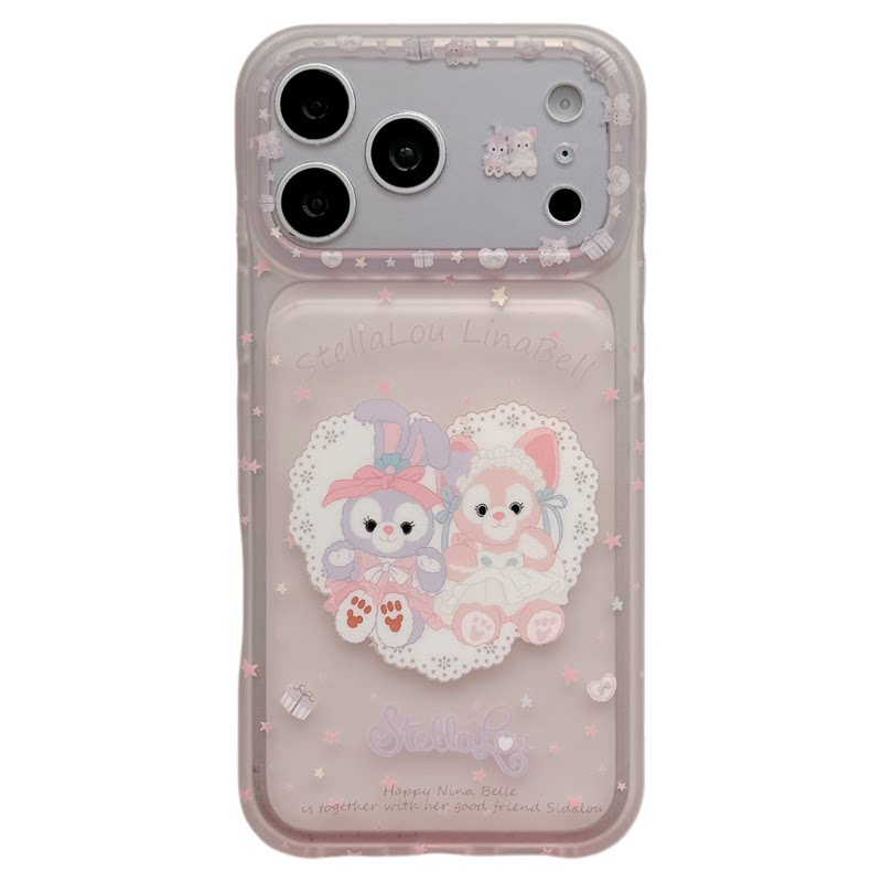 MoreRex 甜美卡通星黛露玲娜贝儿适用苹果18手机壳磨砂iphone17promax新款18pro全包15防摔保护套14少女心16
