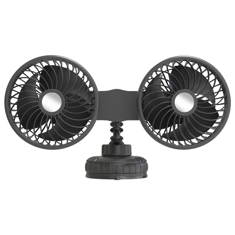 车载风扇12V24V通用电风扇吸盘式