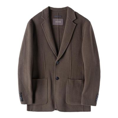 JSSDHOMME羊毛双面呢西服大衣男