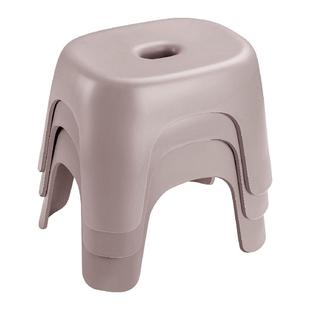 美丽雅小凳子塑料小板凳加厚成人家用浴室洗澡凳儿童防滑矮脚凳