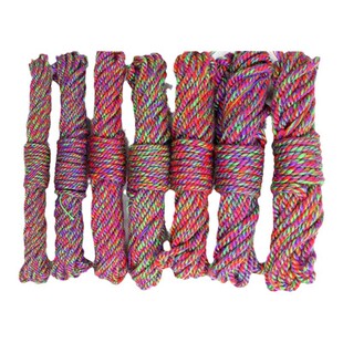 8号花线粗2mm 手搓棉线 流苏 散线 文玩绳金刚菩提用五彩穗子配饰