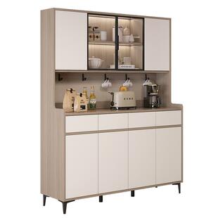 餐边柜靠墙一体储物柜2025新款厨房橱柜柜子客厅酒柜置物柜收纳柜