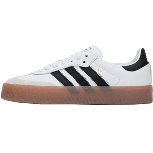 adidas阿迪达斯三叶草女子SAMBAE WORI厚底运动鞋德训鞋JI1349