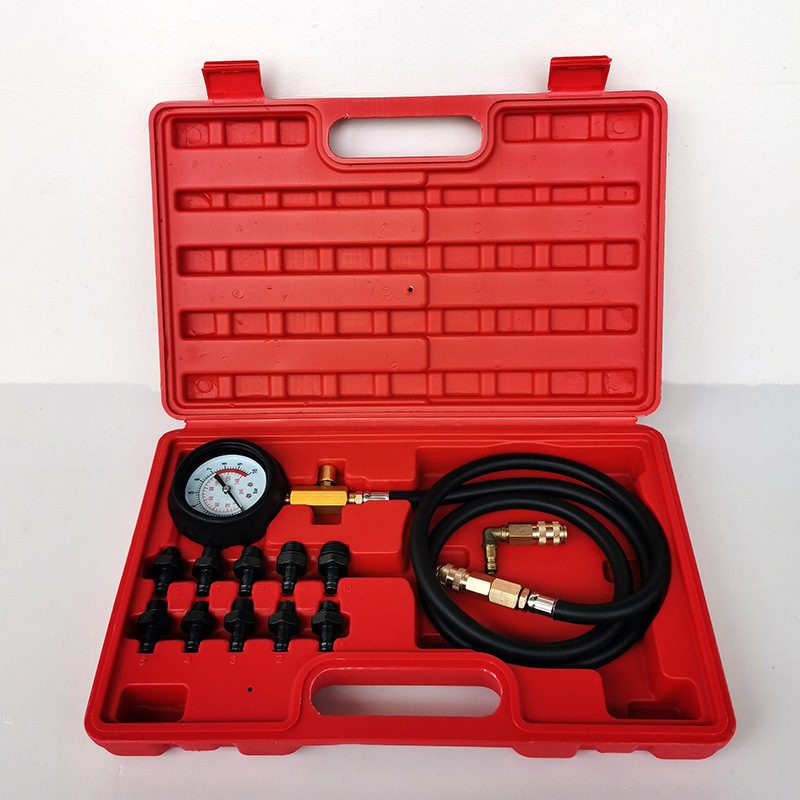 新款直销威盾汽车工具汽保工具油压测试仪双刻度仪表 软管套装油