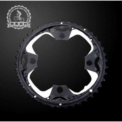 山地车自行车10速 牙盘修补盘片42T齿片盘片黑色104BCD适用于M610