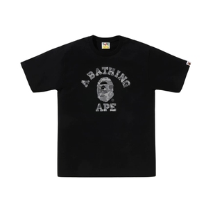 BAPE男装26年春夏反光迷彩猿人字母印花短袖T恤00810XQ