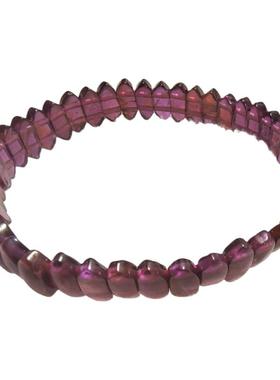 紫牙乌石榴石手链天然水晶小手串