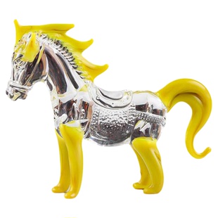 水晶十二生肖马家居摆件同学闺蜜生日马年吉祥礼物书桌车内装饰品